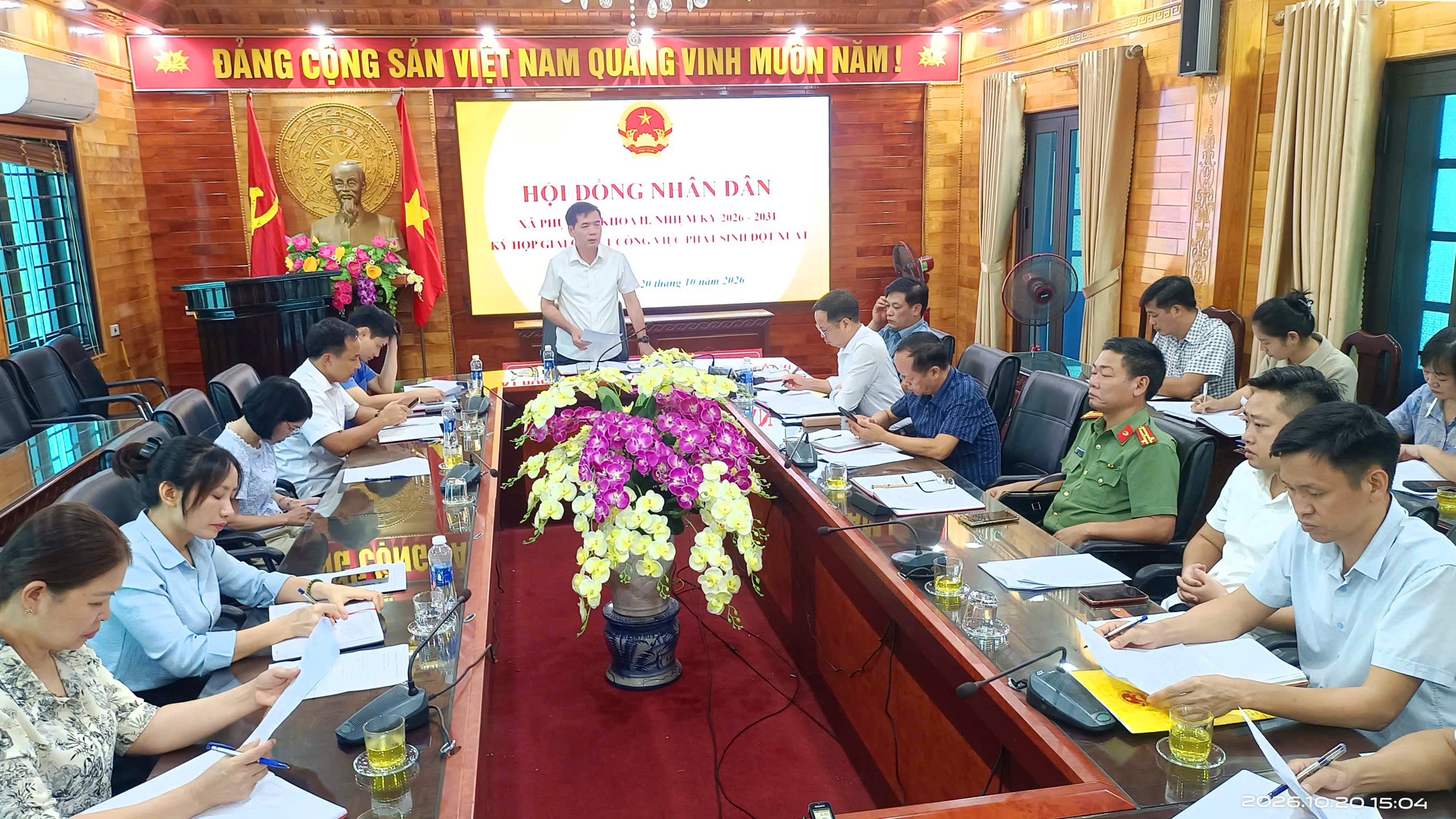 HĐND XÃ PHỤ DỰC TỔ CHỨC KỲ HỌP ĐỘT XUẤT: THÔNG QUA NGHỊ QUYẾT ĐIỀU CHỈNH NGÂN SÁCH VÀ KẾ HOẠCH ĐẦU TƯ CÔNG NĂM 2026.